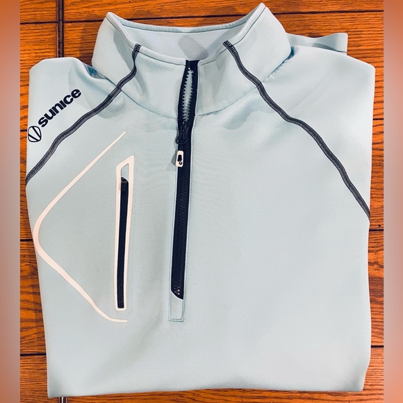 LIKE NEW SUNICE-Allendale 2.0 water repellent pullover light blue size XL